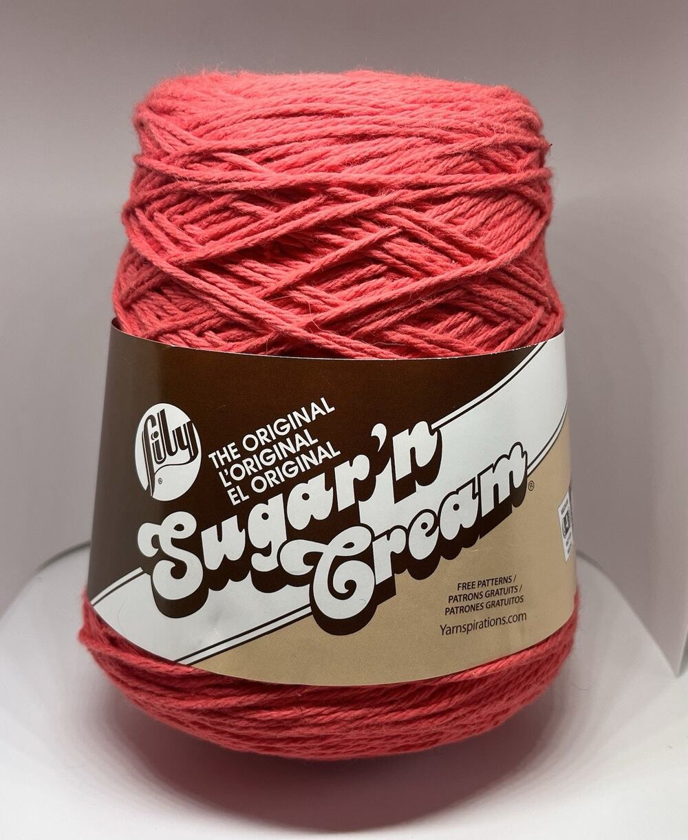 Lily Sugar ‘n Cream Yarn Cone, Red